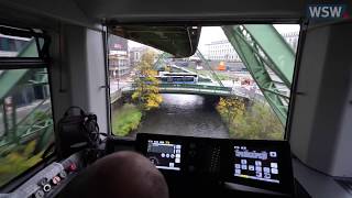 Generation 15  Führerstandsmitfahrt mit der Wuppertaler Schwebebahn [upl. by Toolis132]