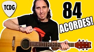 ¡Aprende 84 Acordes Para Guitarra En 1 Solo Video TCDG [upl. by Garceau]