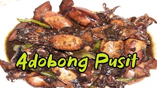 Adobong Pusit  Lumyagan  Lutong Bahay Recipe  Panlasang Pinoy [upl. by Eizzik]