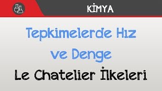 Tepkimelerde Hız ve Denge  Le Chatelier İlkeleri [upl. by Nalda321]