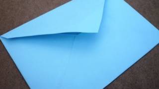 How to Make Your Own Envelopes  A Craft Tutorial [upl. by Ailin666]