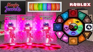 TRANSFORMAÇÕES DA LADYBUG NO MAGIC JEWELS  Roblox [upl. by Nnaira]