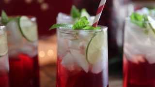 How to Make Cranberry Punch  Drink Recipes  Allrecipescom [upl. by Lovato]