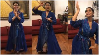 Shriya Saran Hot Yoga Video  International Yoga Day 2021  TFPC [upl. by Ahsienar]