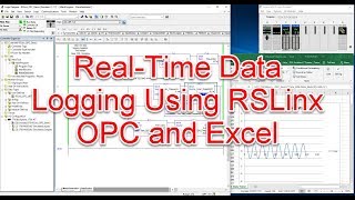 Realtime Data Logging Using RSLinx OPC and Excel [upl. by Carola]