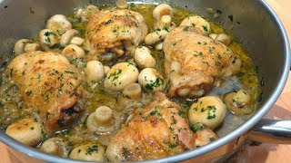 Pollo a la cerveza fácil receta SIN HORNO [upl. by Doy780]