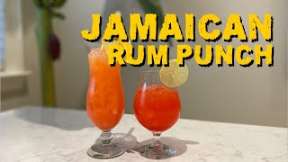 How I make Jamaican Rum Punch and Planters Punch [upl. by Cardwell]