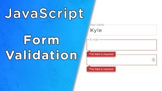 JavaScript Form Validation [upl. by Natsuj]