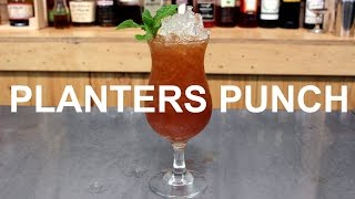 TIKI WEEK Planters Punch Cocktail Recipe [upl. by Lime735]