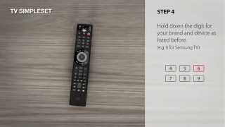 Universal Remote Control – URC 7980 Smart Control  how to setup by SimpleSet [upl. by Lorre943]