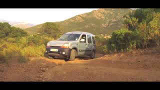 TEST Renault KANGOO 4X4 OFFROAD CORSICA [upl. by Annij]