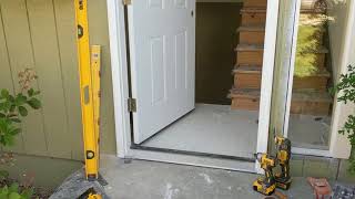 Jeld Wen Front Door Installation  Really crappy products and craftsmanship PART 1 [upl. by Zorina]