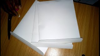 How to make an envelope using A3 paper and glue [upl. by Maillij]