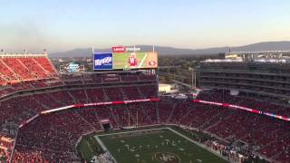 Levis Stadium Horn Action pt 1 San Francisco 49ers Touchdown Horn [upl. by Nylidnam]