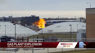 Video Hydrogen tank explodes at gas company [upl. by Edris]