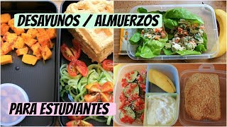 Desayunos Almuerzos para estudiantes [upl. by Yanahs]