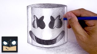 How To Draw Marshmello  Sketch Tutorial [upl. by Faden831]