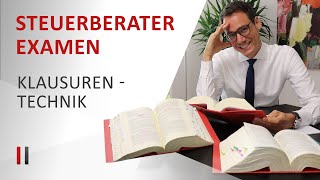 Steuerberaterexamen Mit der richtigen Klausurentechnik eine 30 Steuerberater Christoph Juhn [upl. by Attelrahs]