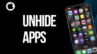 How to Unhide Apps from iPhone [upl. by Ardnaet221]