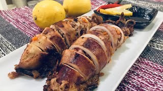 Rellenong PusitStuffed Squid Recipe [upl. by Evilo]