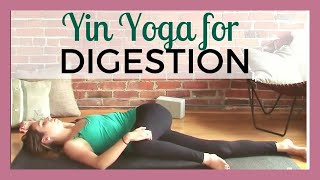 30 min Yin Yoga for Digestion  Reduce Bloating amp Cramps [upl. by Linker]