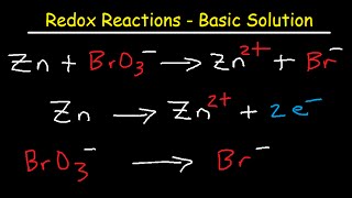 How To Balance Redox Equations In Basic Solution [upl. by Melas]