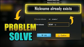 How to solve nickname already exists problem Nickname already exists problem solve in free fire [upl. by Notnad]