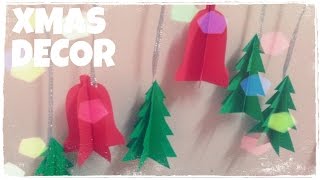 Origami Facile  Guirlande de Noël [upl. by Aisya]