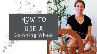 How to Use a Spinning wheel [upl. by Nirihs]