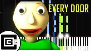 BALDIS BASICS SONG quotEvery Doorquot by CG5 Synthesia Piano Tutorial [upl. by Notxarb9]