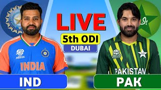 India Vs Pakistan Champion Trophy Match Live  IND vs PAK  Champion Trophy 5th ODI Match Live [upl. by Ettener]