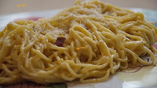 Spaghetti Carbonara Recipe  Pasta Karbonara Sašina kuhinja [upl. by Klingel584]