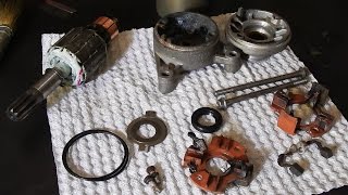 Reparar un motor de arranque de moto Parte 12 [upl. by Aeriel569]