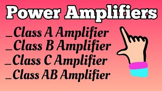 Class A Amplifier  Power Amplifier  Class B Class AB Class C AmplifiersBasics [upl. by Belle897]