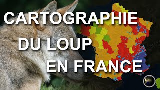 CARTOGRAPHIE DU LOUP EN FRANCE [upl. by Dreddy]