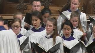 March 6 2019 quotMiserere Mei Deusquot by Gregorio Allegri 15821652 at Washington National Cathedral [upl. by Kerekes]