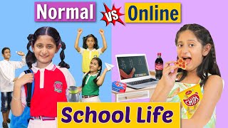 SCHOOL LIFE  Back To School vs Online  MyMissAnand [upl. by Jens]