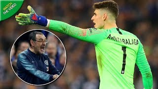 Kepa Arrizabalaga Refuses to be substituted in Carabao Cup Final Penalties 1080p HD [upl. by Yand]