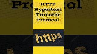 HTTP Hypertext Transfer Protocol [upl. by Noxaj803]