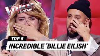 MOST emotional BILLIE EILISH Blind Auditions in The Voice 2020 [upl. by Llemar]