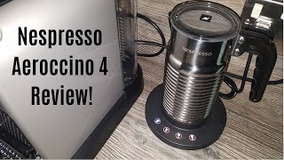 Nespresso Aeroccino 4 Milk Frother Review  Worth upgrading from the Aeroccino 3 [upl. by Boycey]