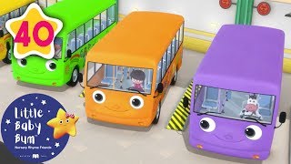 Color Bus Song  More Nursery Rhymes amp Kids Songs  Learn with Little Baby Bum [upl. by Glennon]