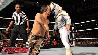 Los Matadores amp El Torito vs Jinder Mahal Drew McIntyre amp Hornswoggle Raw April 21 2014 [upl. by Oates]