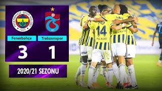 ÖZET Fenerbahçe 31 Trabzonspor  6 Hafta  202021 [upl. by Plato]