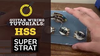 HSS Strat Wiring Tutorial [upl. by Suiratnod861]