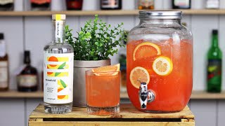 New Years Eve Batched Gin Punch Recipe [upl. by Ireg]