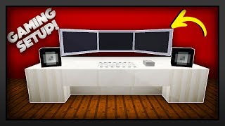 MInecraft  How To Make A Gaming Setup [upl. by Eniarol]