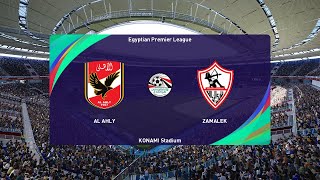 Al Ahly vs Zamalek 25062024 Egyptian Premier League PES 2021 [upl. by Wertheimer]