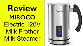 Review Miroco Milk Frother  How to make froth milk at home [upl. by Satsoc725]