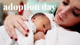 Adoption Day \\ Meeting Our Baby [upl. by Irabaj]